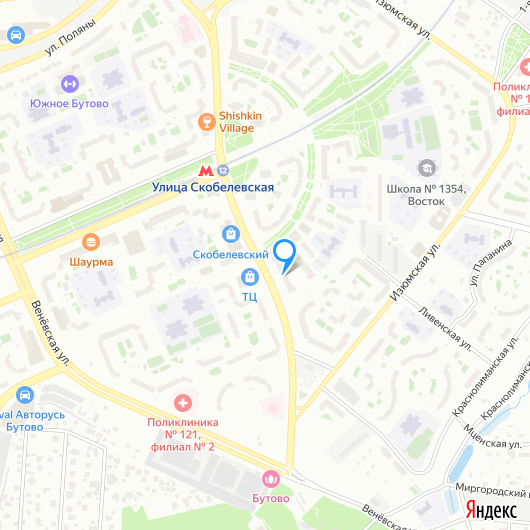 Карта торговых объектов